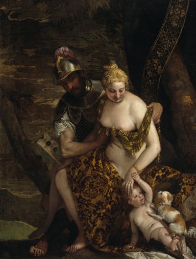 Mars, Venus and Cupid by Paolo Veronese